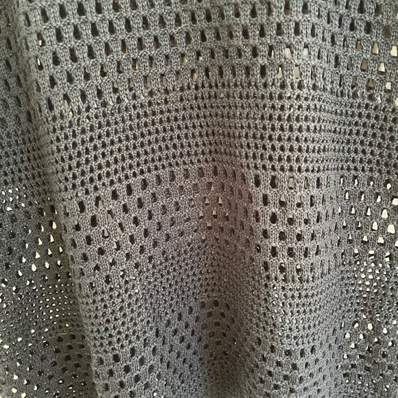 Anrabess Black Open Crochet Top - Picture 5 of 10